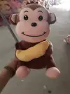 Wholesale of new down cotton banana monkey toy figurines Specification image